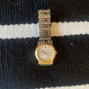 Burberry Gold and Silver Women's Watch
